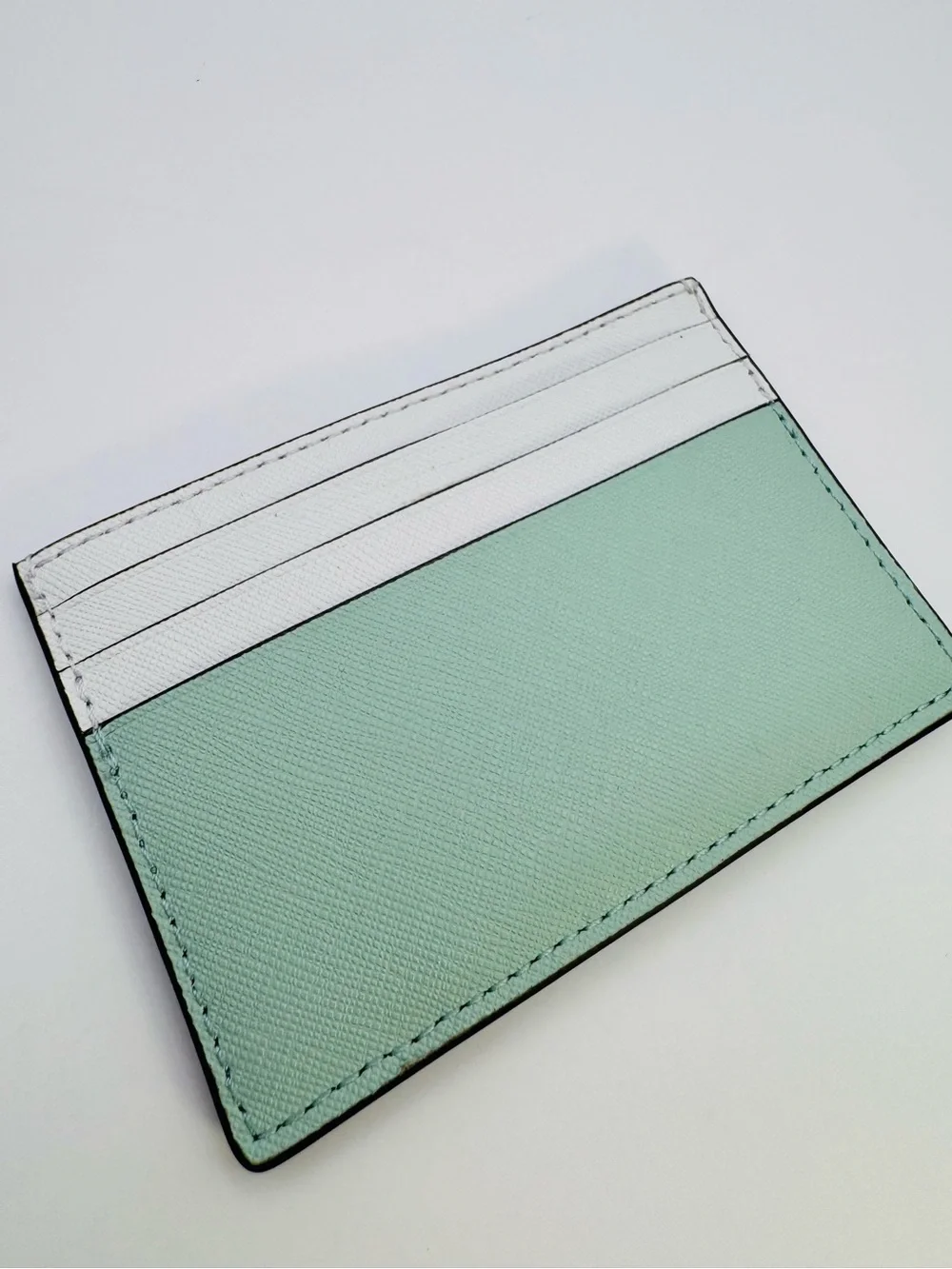 Kate Spade Cameron Spring Meadow Mint & White Crossbody Bag & Cardholder NWOT